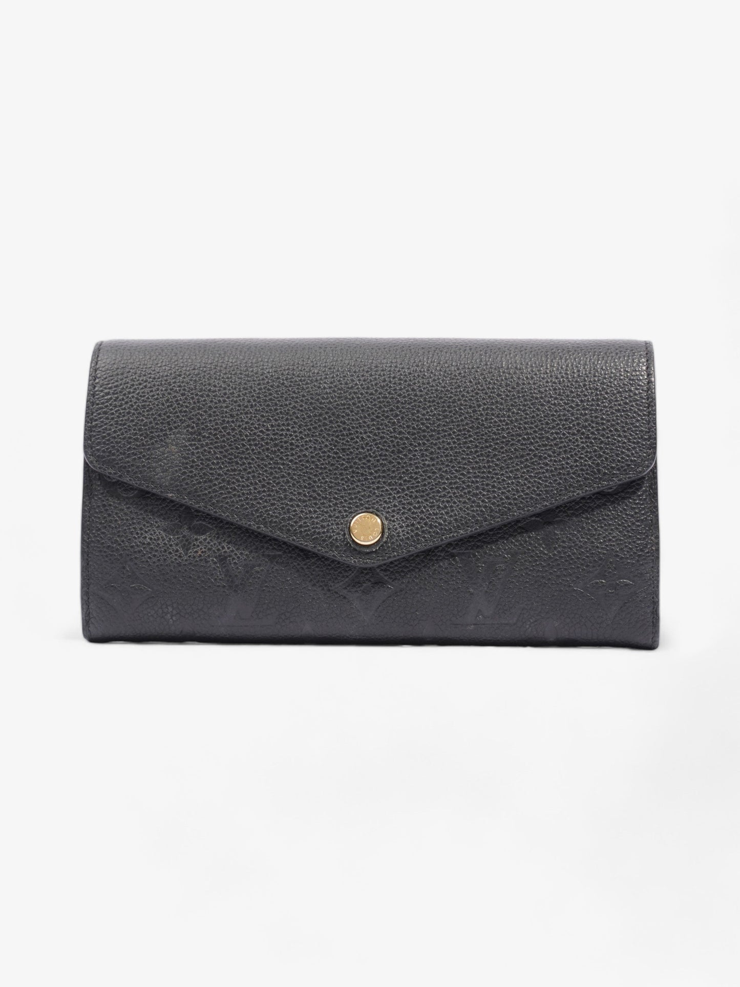 Louis Vuitton Sarah Wallet Black Empreinte Leather