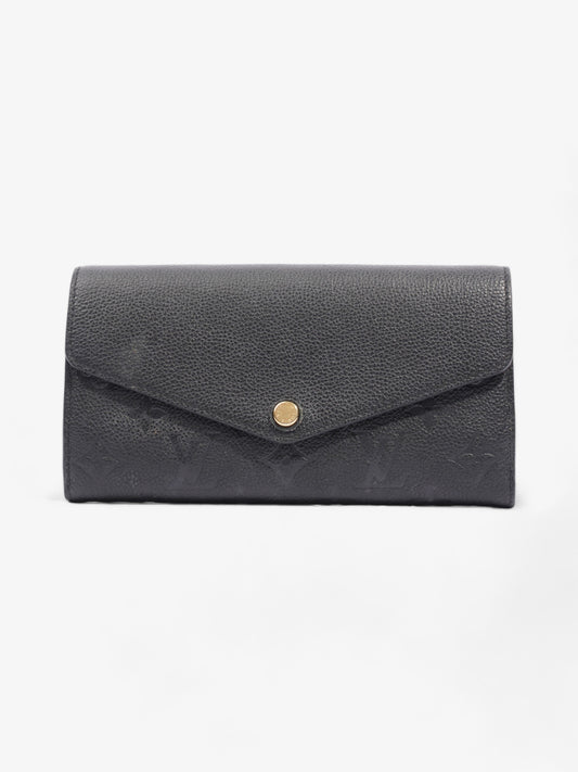 Louis Vuitton Sarah Wallet Black Empreinte Leather
