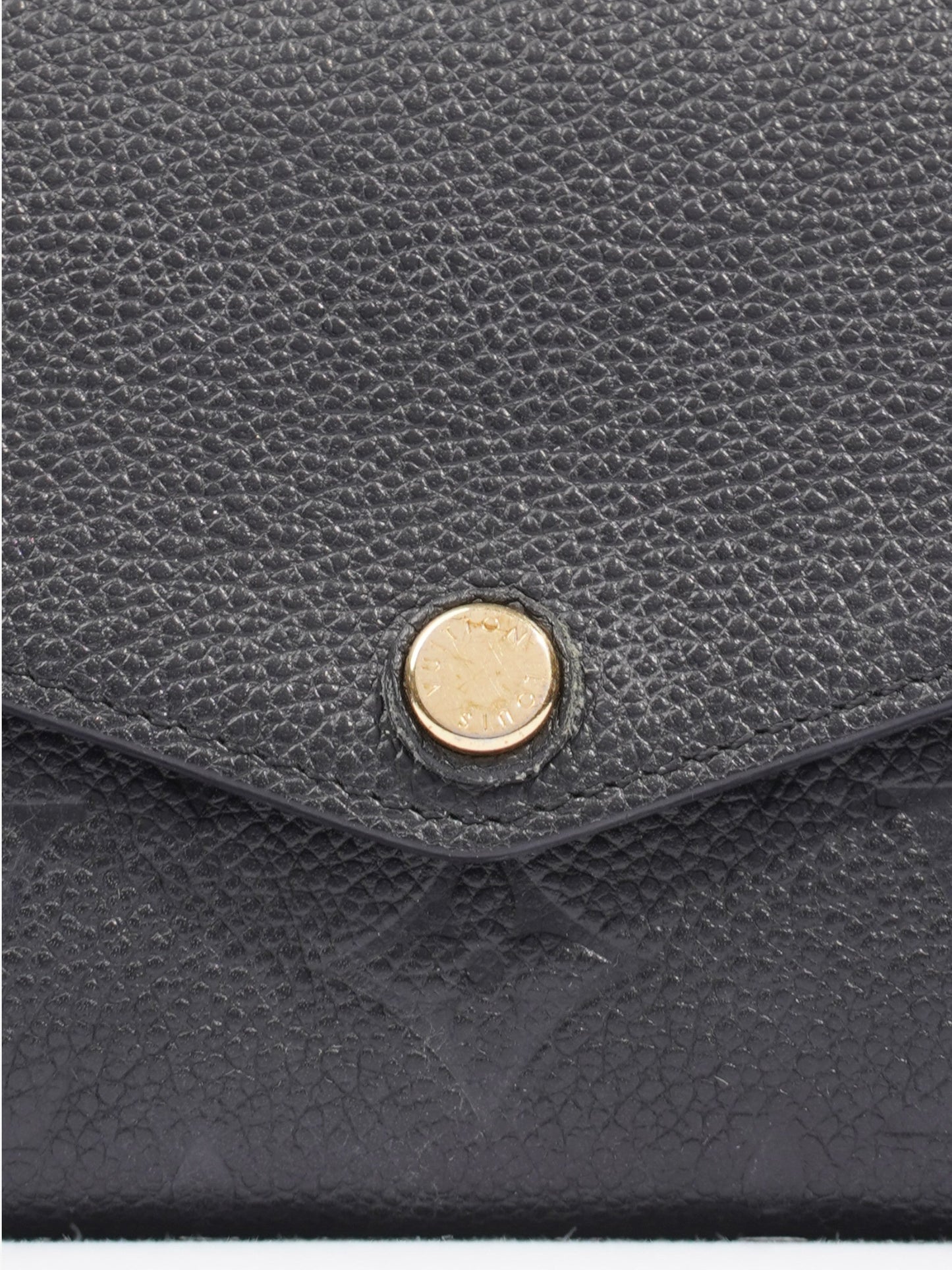 Louis Vuitton Sarah Wallet Black Empreinte Leather