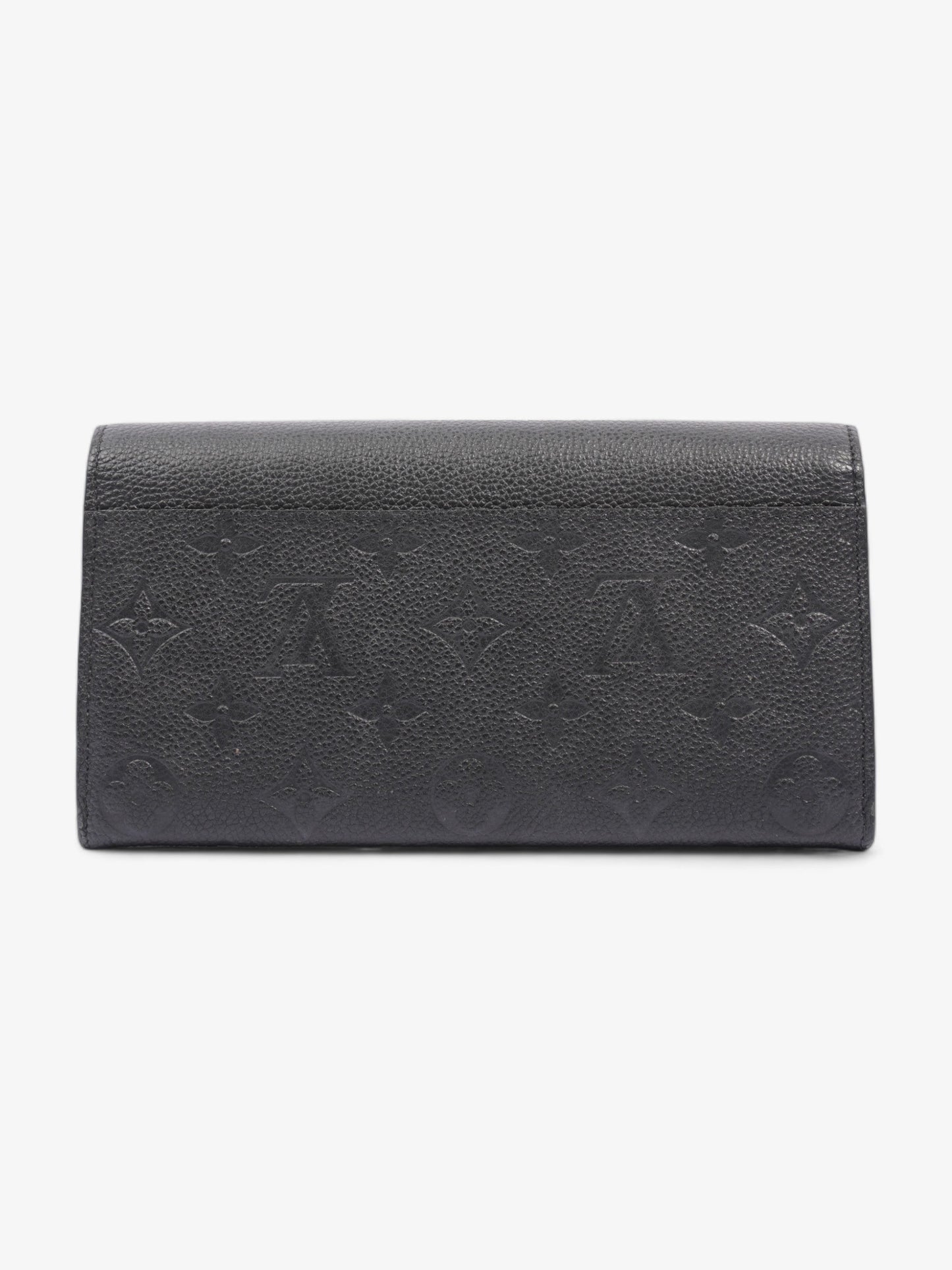 Louis Vuitton Sarah Wallet Black Empreinte Leather