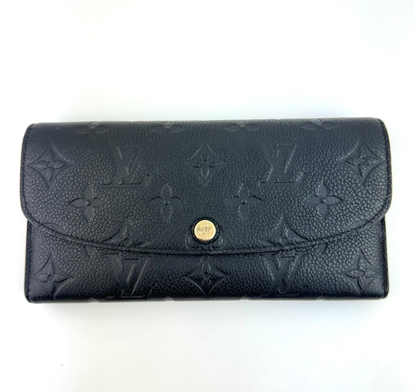 Louis Vuitton Emilie Wallet in Empriente Black