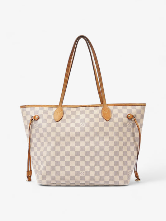 Louis Vuitton Neverfull MM Damier Azur Coated Canvas