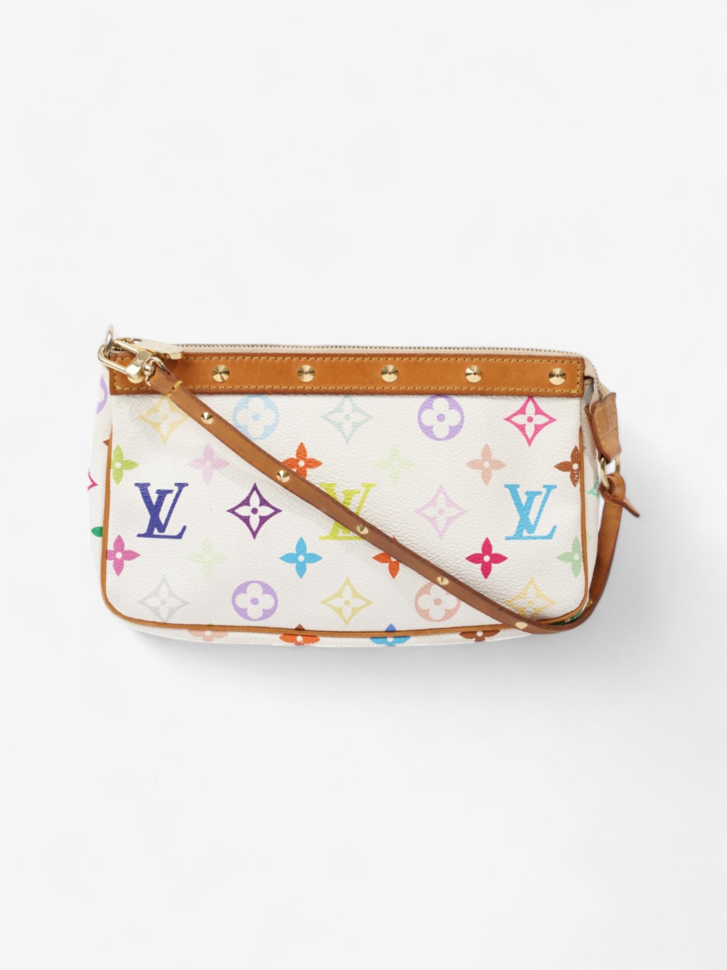 Louis Vuitton Pochette Accessoires Monogram Multicolour / White Canvas