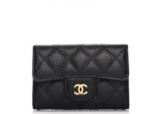CHANEL CLASSIC SMALL CAVIER FLAP WALLET