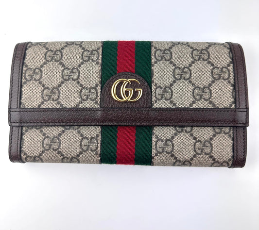 Gucci Ophidia GG continental wallet
