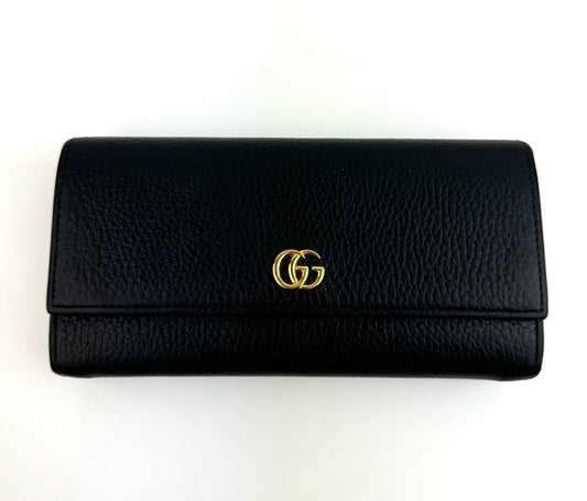 Gucci GG Marmont Black Long Wallet