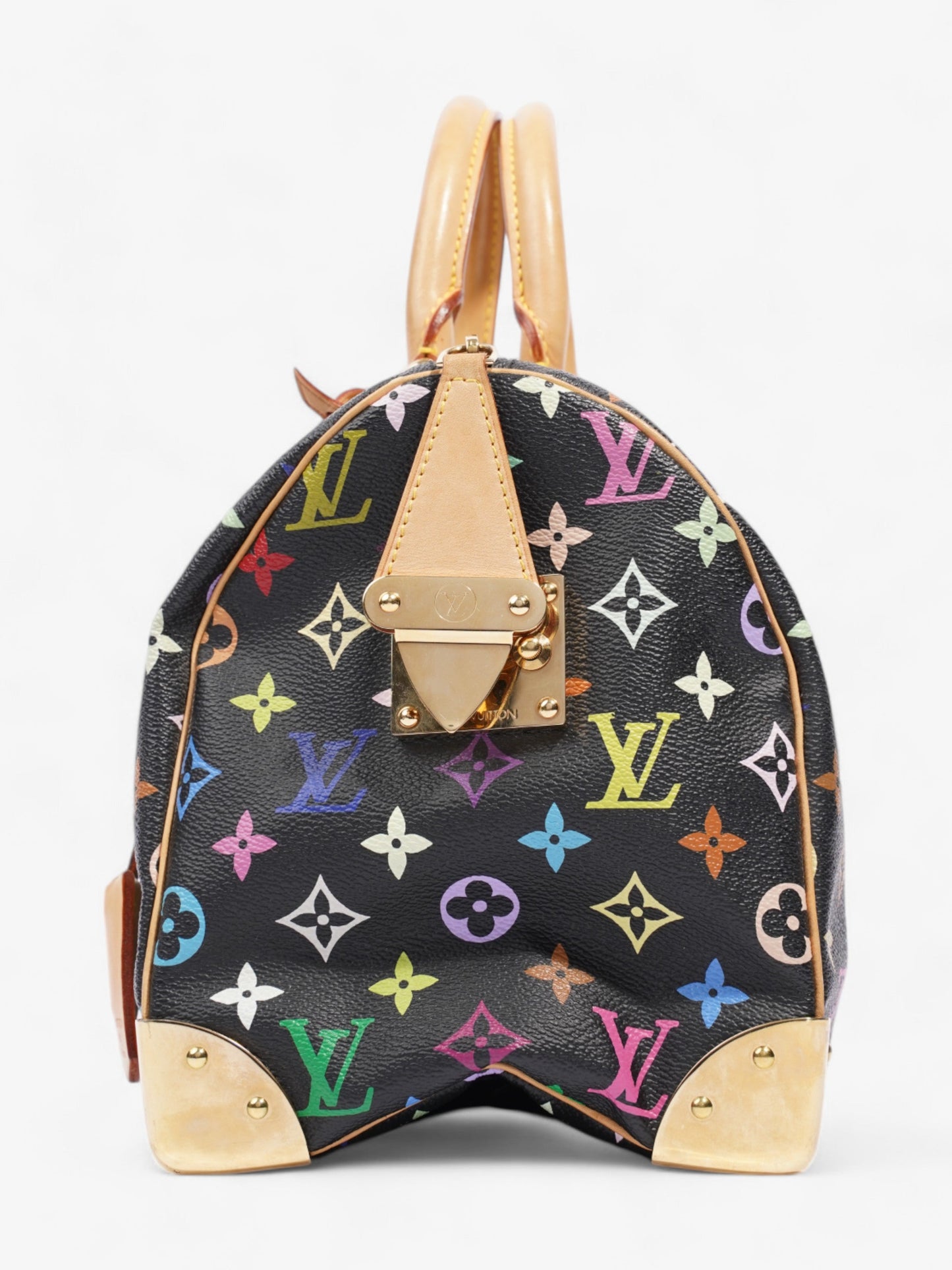 Louis Vuitton x Takashi Murakami Speedy Black / Monogram Multicolour Coated Canvas 30