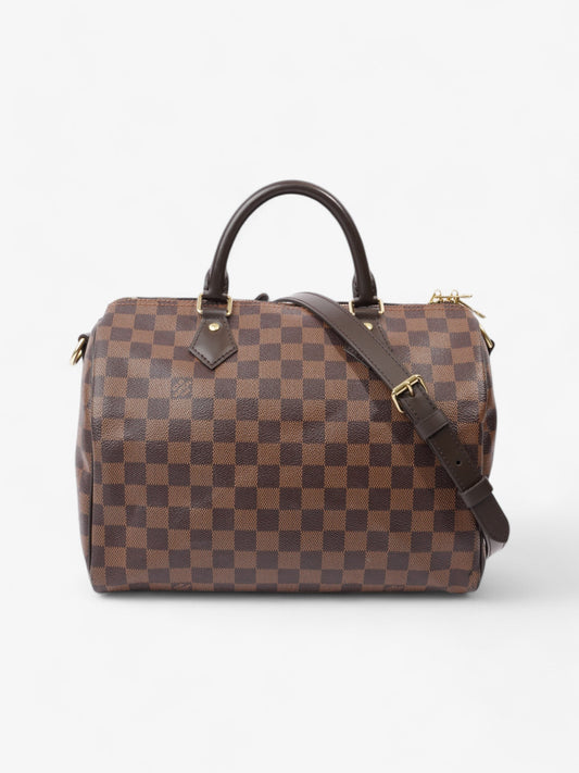Louis Vuitton Speedy Bandouliere Damier Ebene Coated Canvas 30