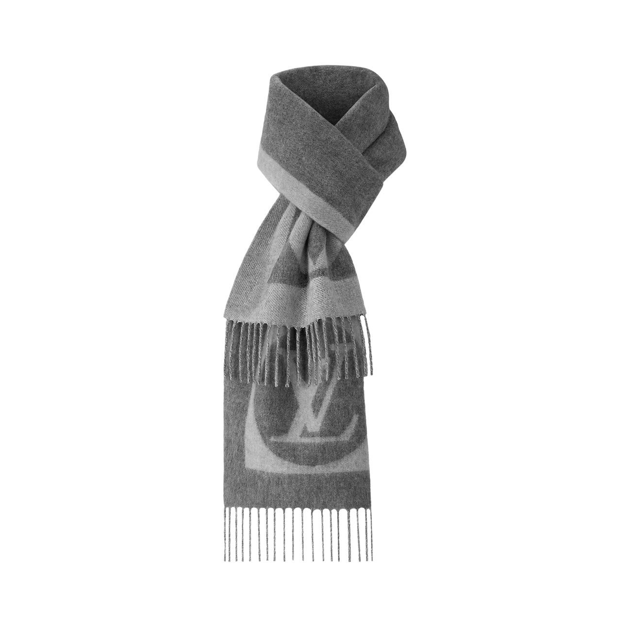 Louis Vuitton Cardiff Scarf Grey