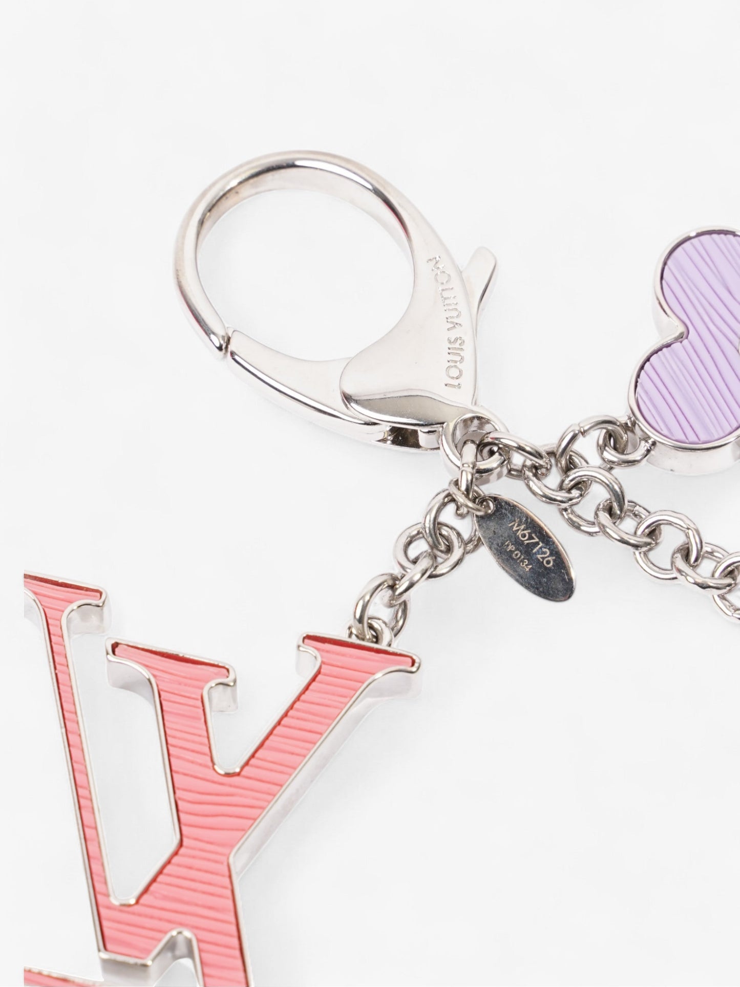Louis Vuitton LV Bag Charm Silver / Multicoloured Base Metal
