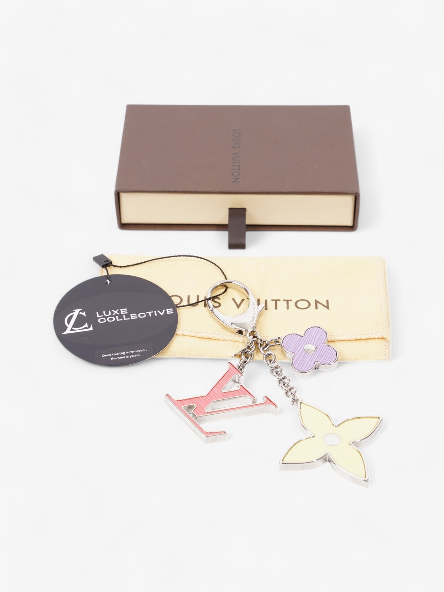 Louis Vuitton LV Bag Charm Silver / Multicoloured Base Metal