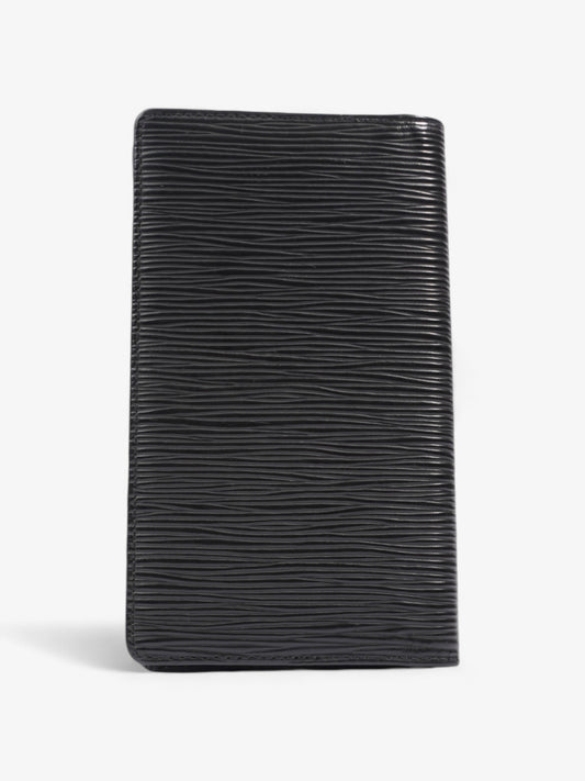 Louis Vuitton Pocket Agenda Cover Black Epi Leather