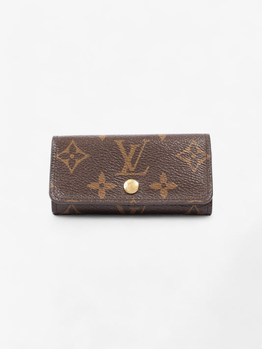 Louis Vuitton 4 Key Holder Monogram / Gold Coated Canvas