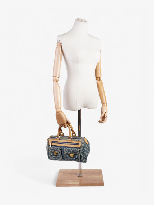 Louis Vuitton Denim Speedy Blue / Beige  Denim