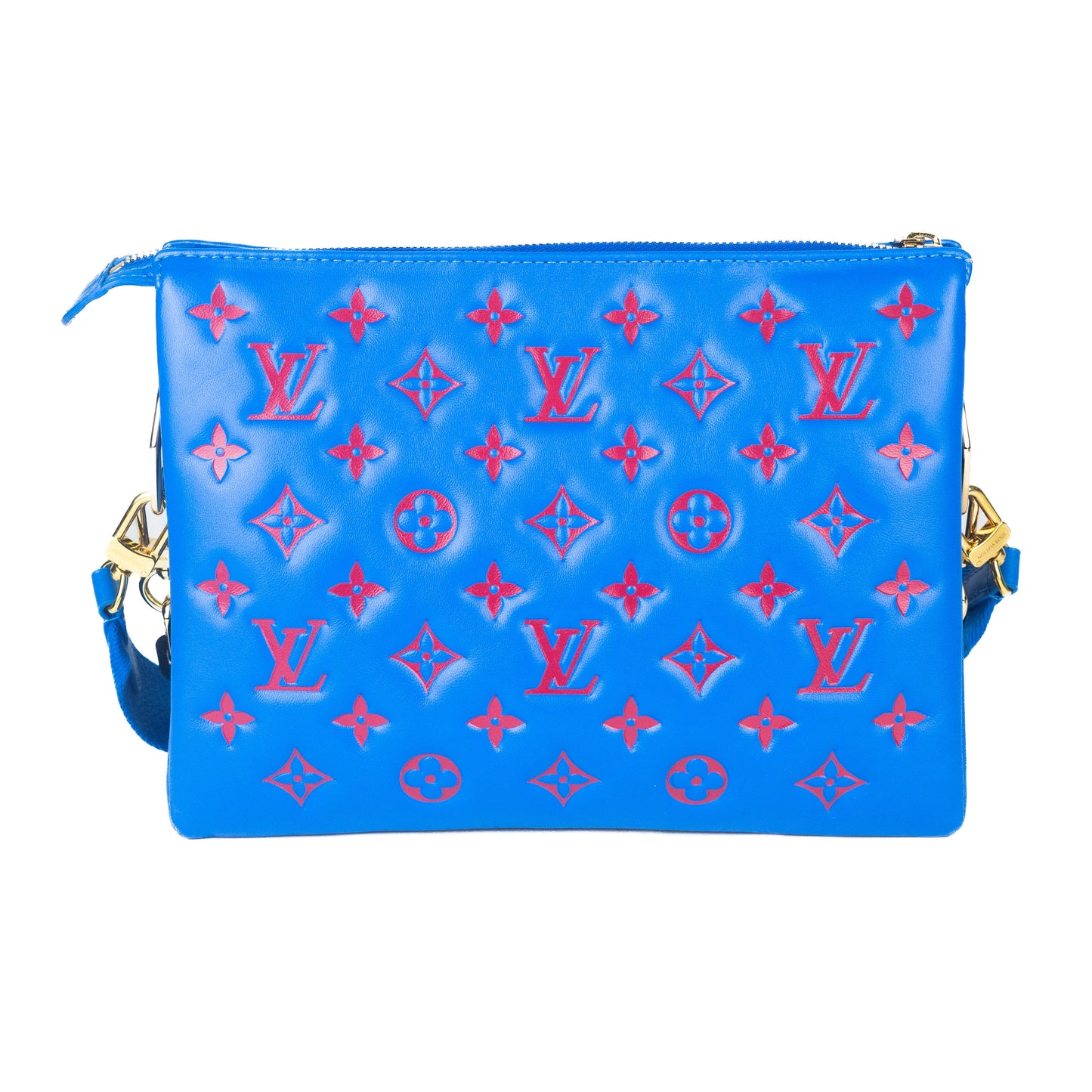 Louis Vuitton Coussin PM Blue and Red
