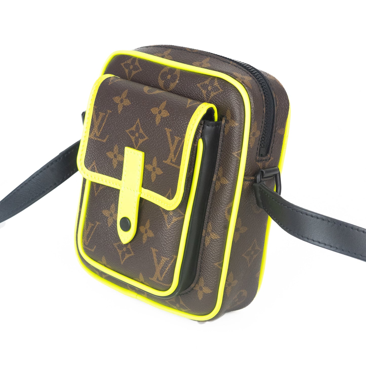 Louis Vuitton Christopher Wearable Wallet in Monogram Macassar Canvas