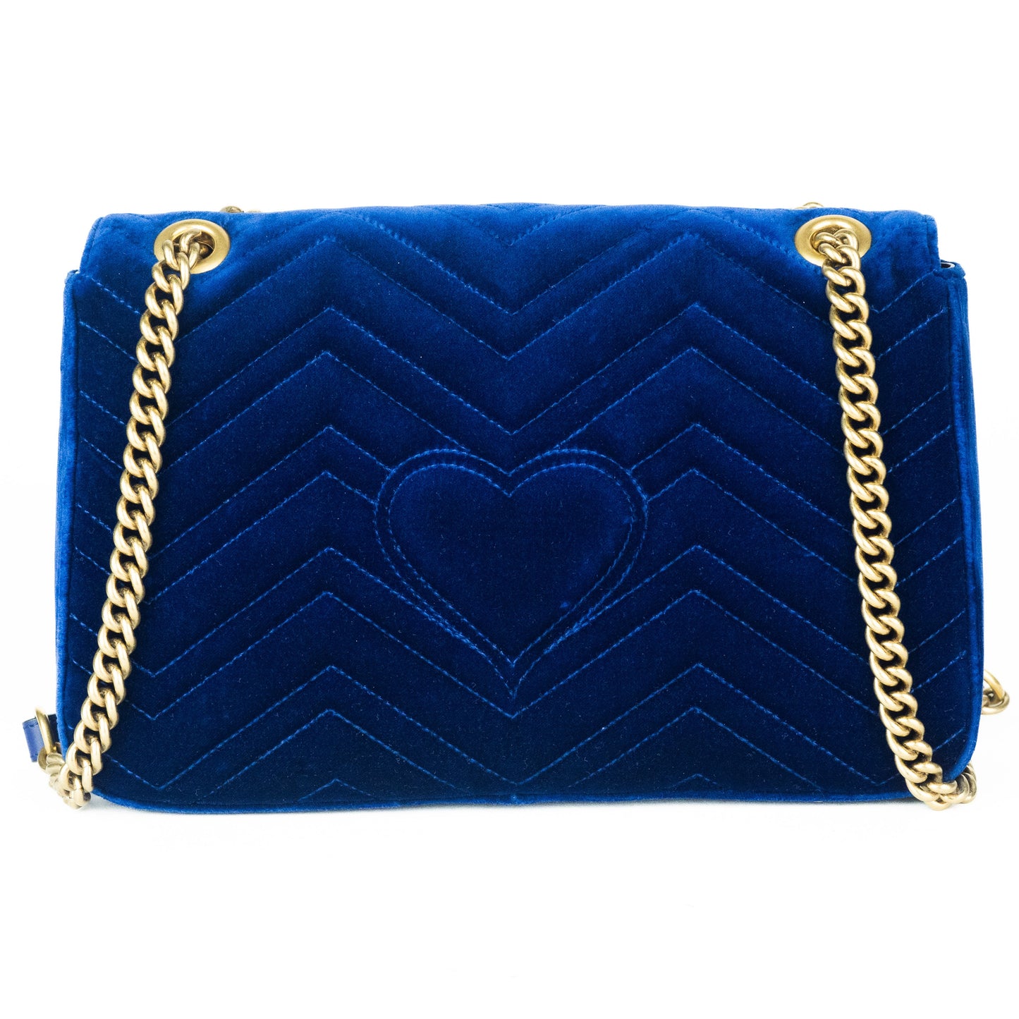 Gucci Medium GG Marmont Velvet Shoulder Bag