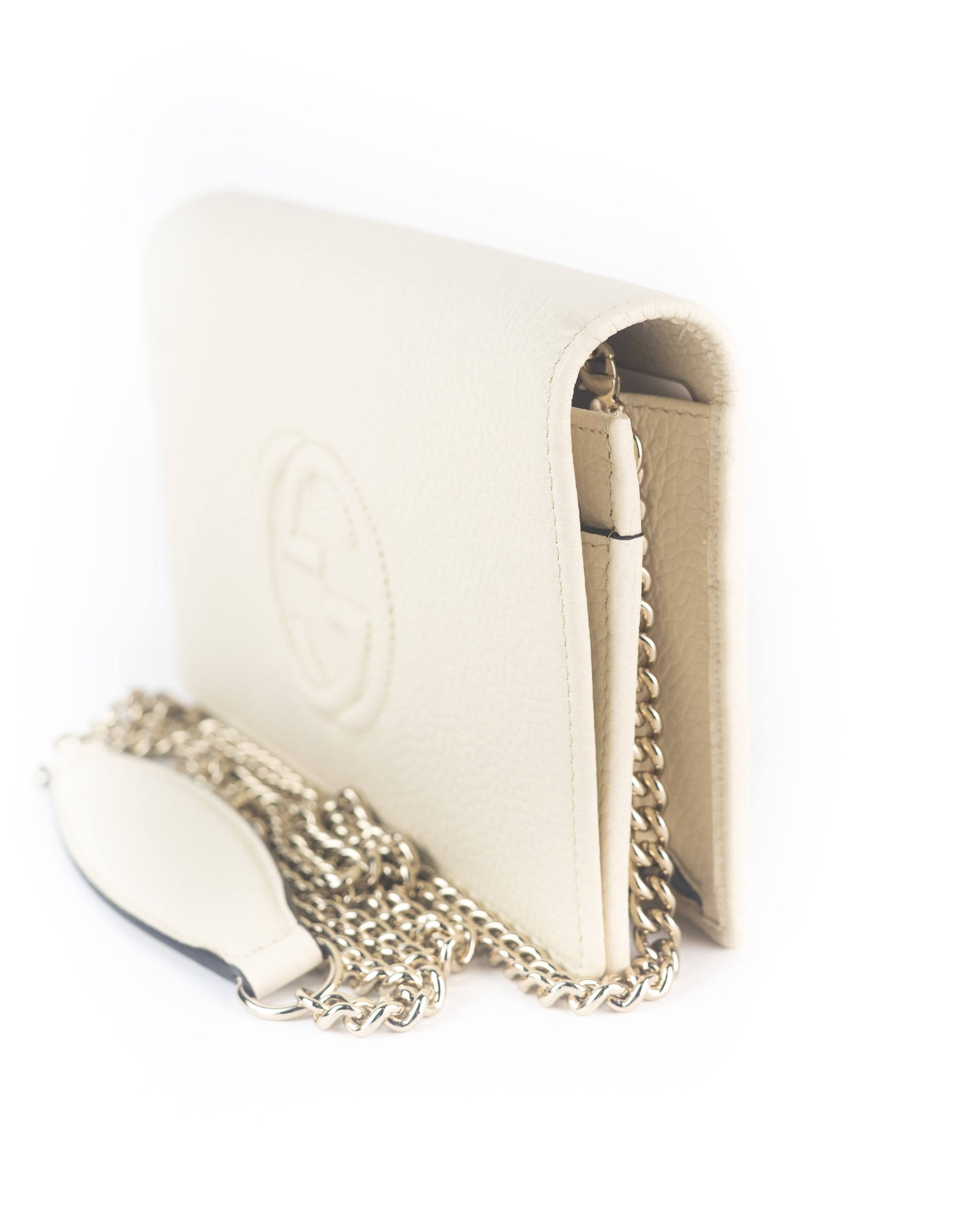 Gucci Soho Wallet On Chain Off-White
