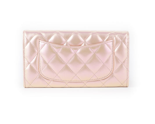 Chanel Classic Iridescent Long Flap Wallet
