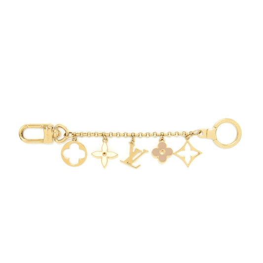 Louis Vuitton Bag Charm Light Gold Tone