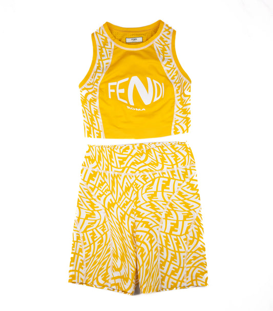 Fendi Vertigo Print Cycling Set