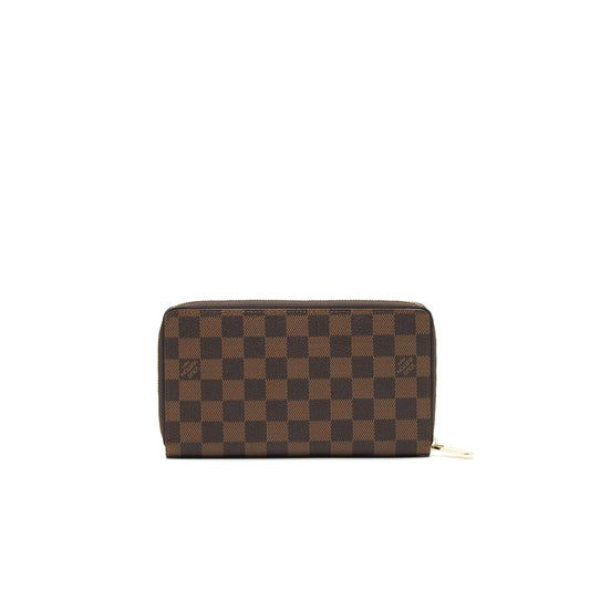 LOUIS VUITTON Zippy Wallet Damier Ebene Canvas