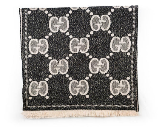 Gucci GG Wool Jacquard Scarf