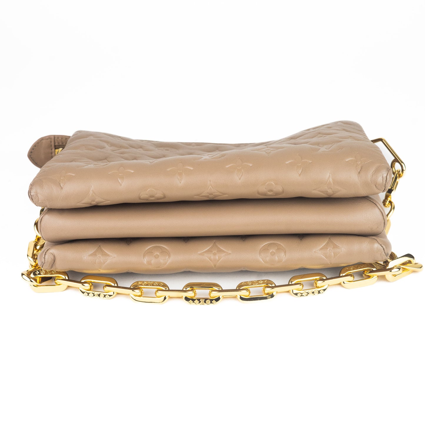 Louis Vuitton Coussin MM in Taupe
