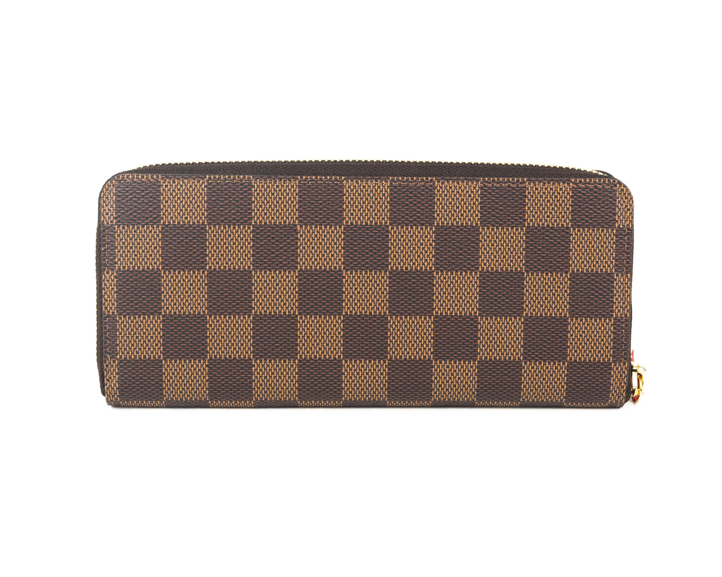Louis Vuitton Clémence Wallet in Red Damier Ebene
