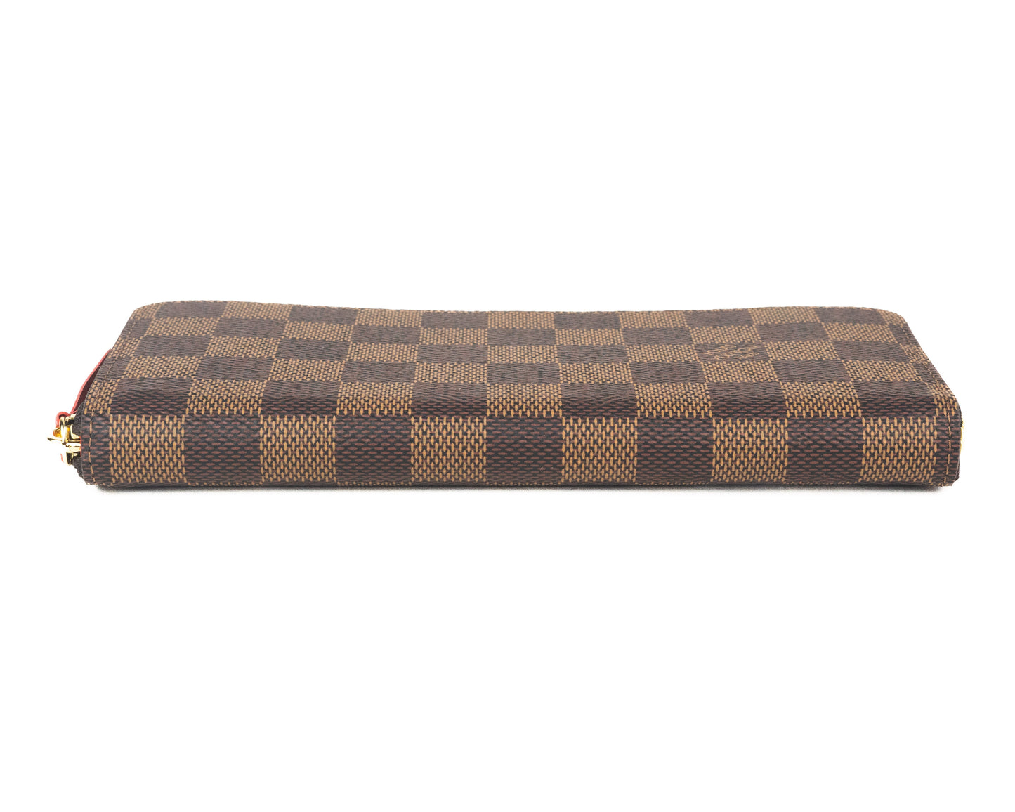 Louis Vuitton Clémence Wallet in Red Damier Ebene