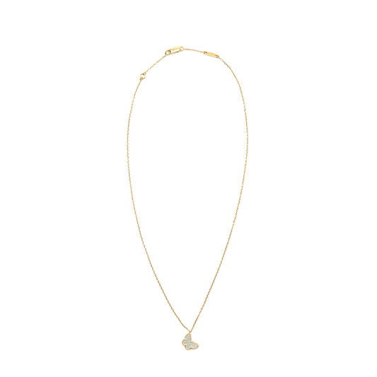 Van Cleef Arpels Sweet Alhambra Butterfly Pedant Mother of Pearl