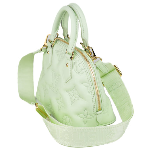 Louis Vuitton Alma BB Soft Calfskin in Water Green