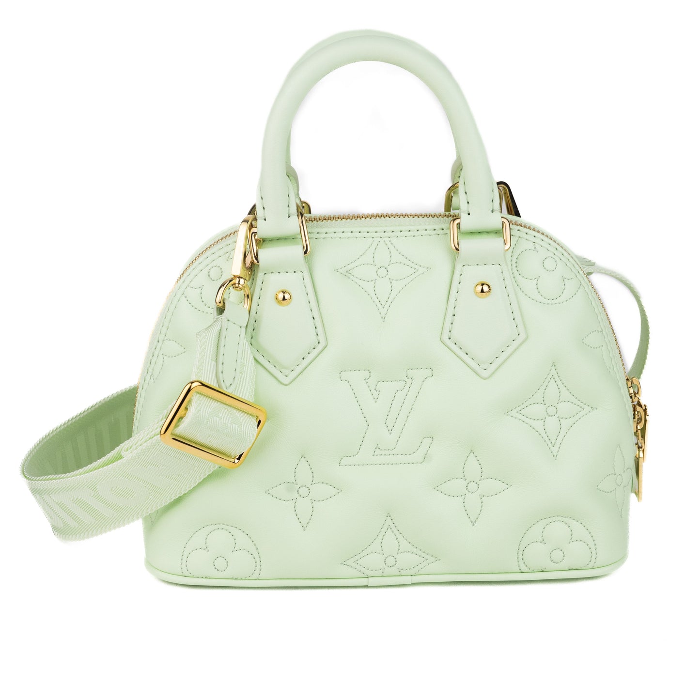 Louis Vuitton Alma BB Soft Calfskin in Water Green