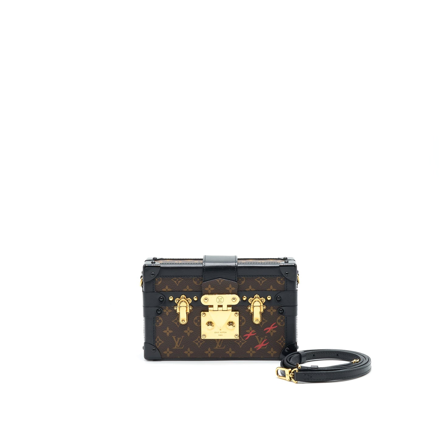 Louis Vuitton Petit Malle Monogram Canvas/ black year2016