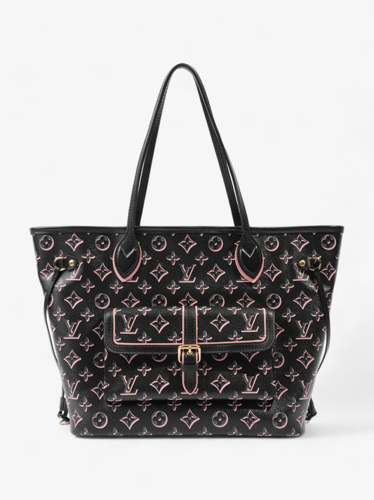 Louis Vuitton Neverfull MM Fall For You Black And Pink Monogram Coated Canvas