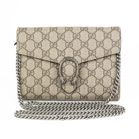 Gucci Dionysus GG Supreme Wallet on Chain