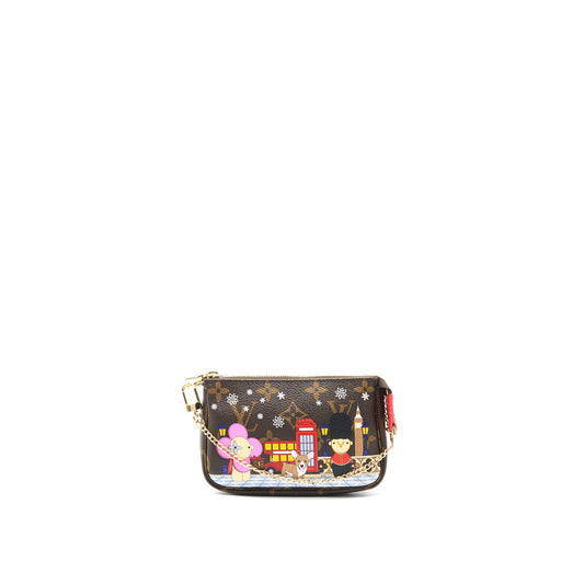 Louis Vuitton Mini Pochette London Christmas Animation 2021