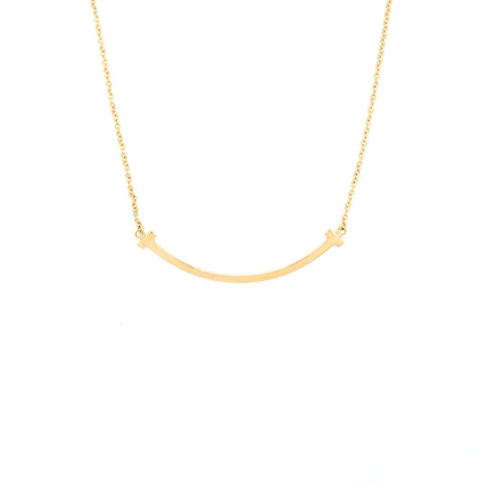 Tiffany T smile pedant rosegold