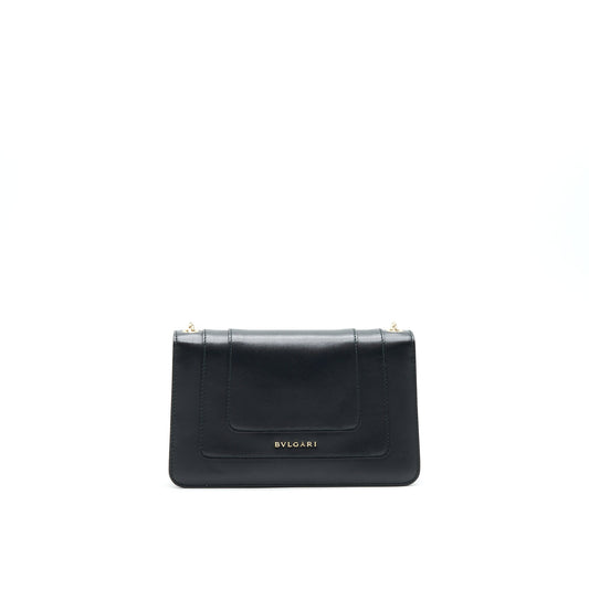 BVLGARI SERPENTI FOREVER SHOULDER BAG BLACK