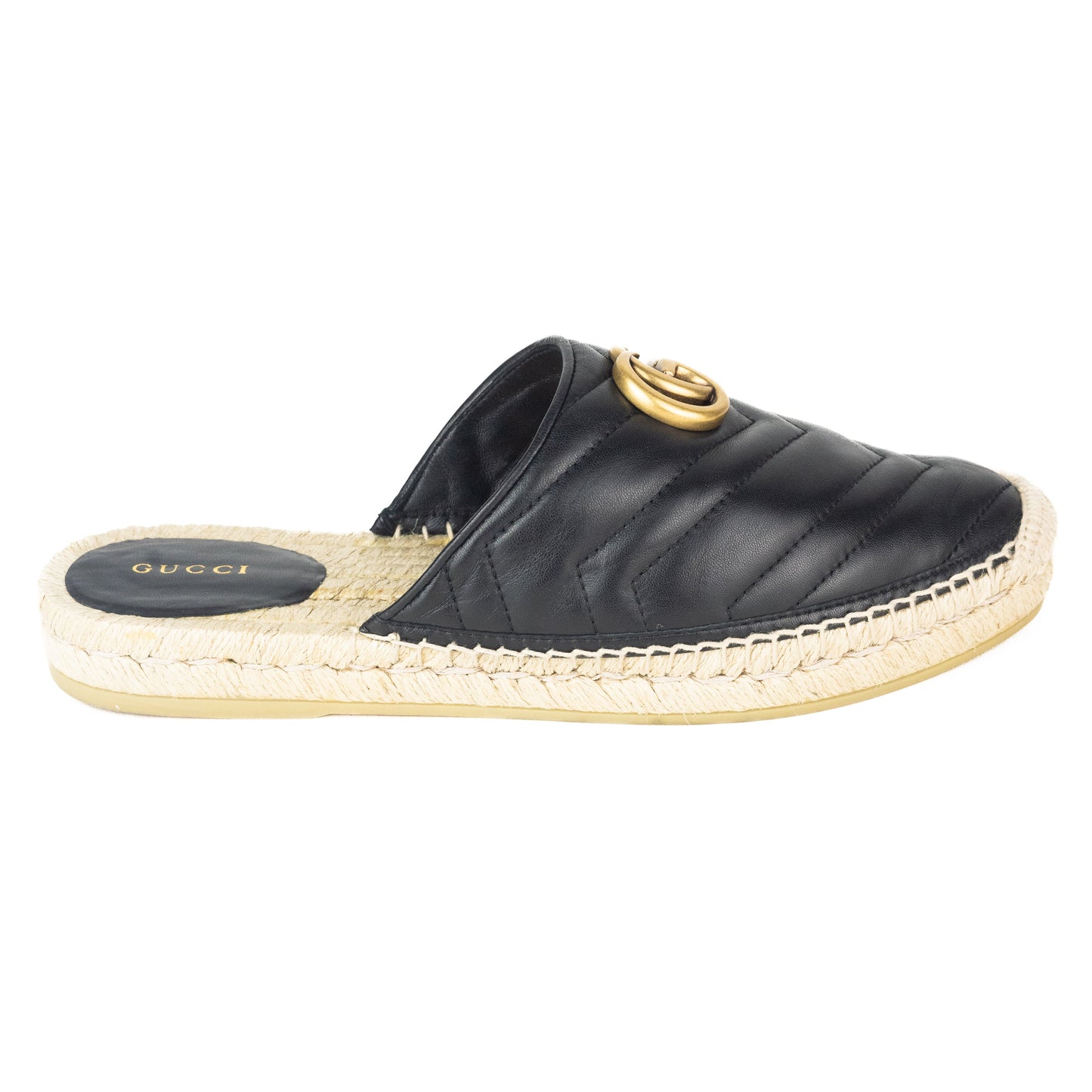 Gucci Matelasse espadrilles mules