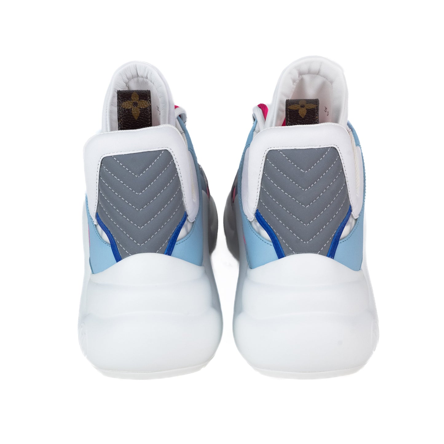 Louis Vuitton Archlight Sneakers in Blue Pink and Grey