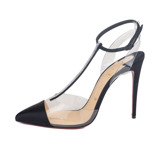 Christian Louboutin Strass 100 crepe satin