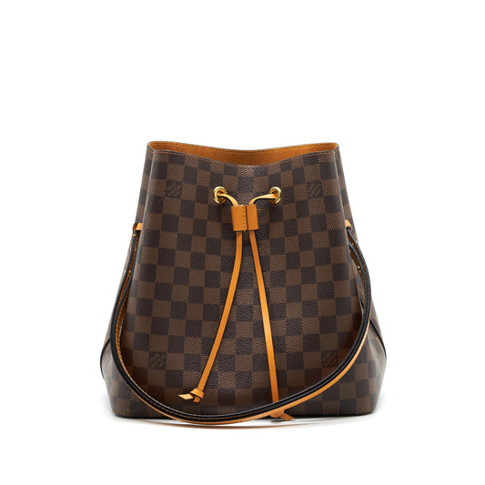 LOUIS VUITTON NEO NOE IN DAMIER EBENE/Yellow