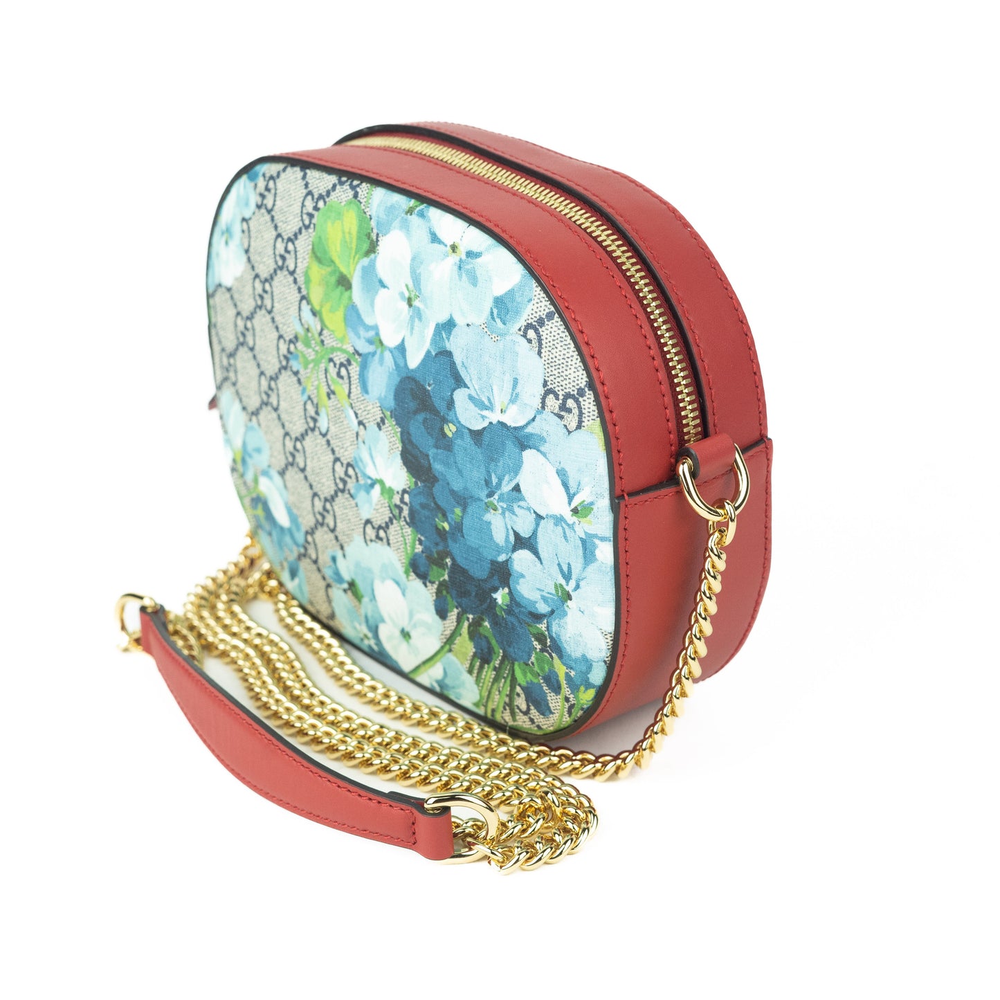 Gucci Blooms GG Supreme Chain Crossbody Bag
