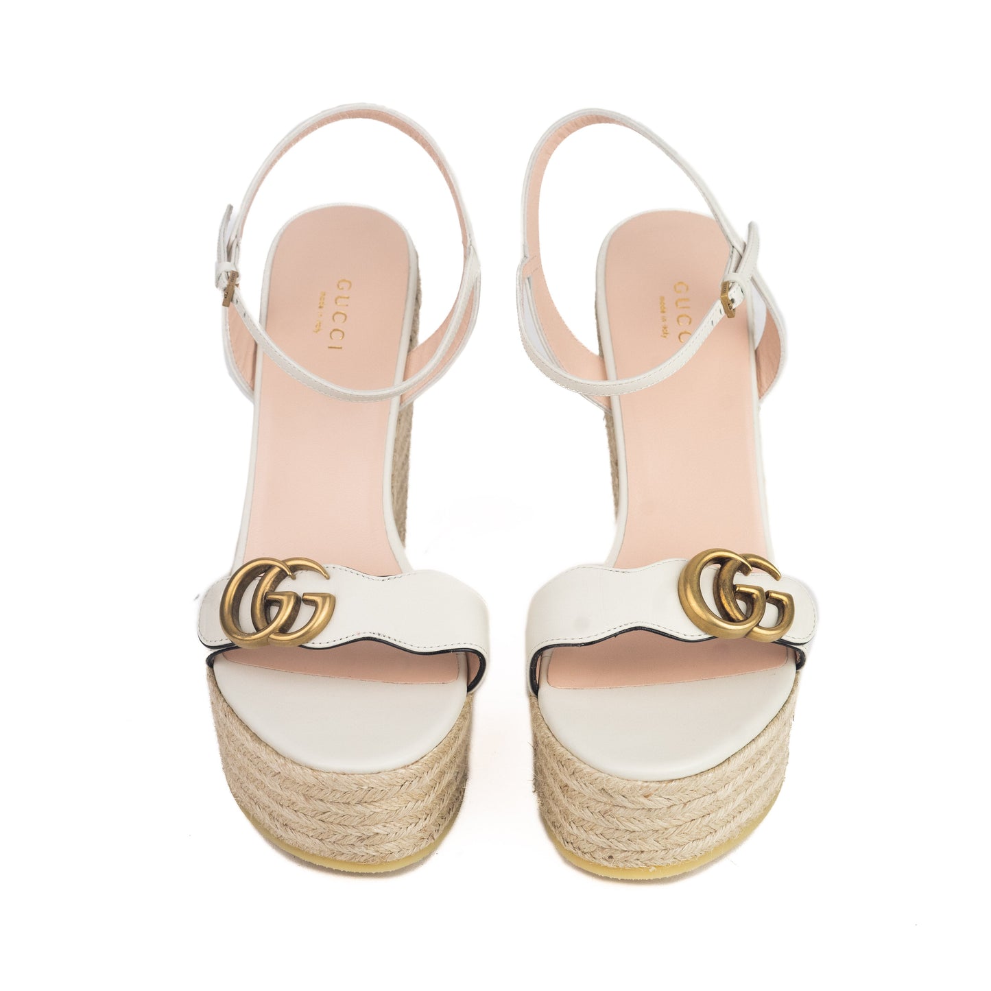 Gucci Women Leather Espadrilles Sandals