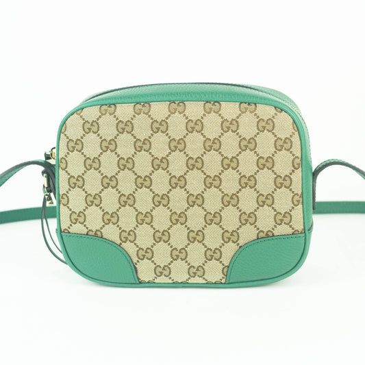 Gucci GG Canvas Bree Bag in Green