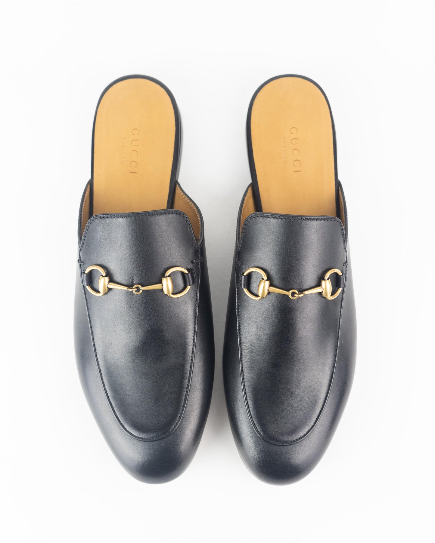 Gucci Princetown Leather Slippers