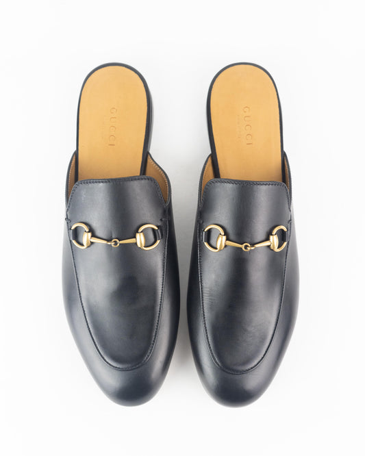 Gucci Princetown Leather Slippers