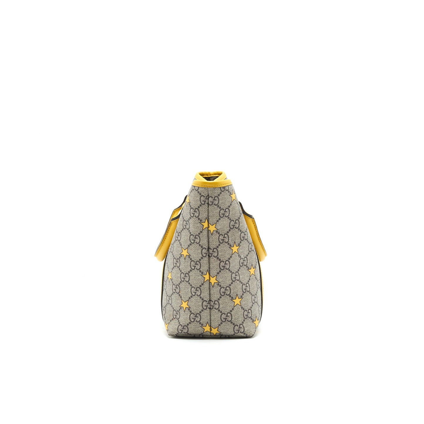 GUCCI Kid's GG Supreme Tote Bag Yellow Star