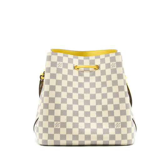 Louis Vuitton Neonoe Damier Azur Canvas Yellow